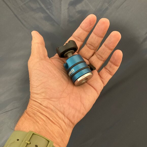 Photography. Novoflex Ball Tripod Head Neiger 19 w/ Shoe Mount -As New - Picture 1 of 6